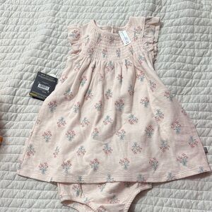 Pink Floral Baby Dress